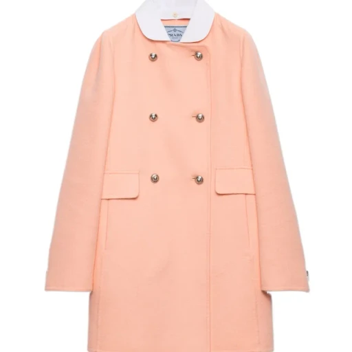 Double-Breasted Lightweight Cashmere Peacoat