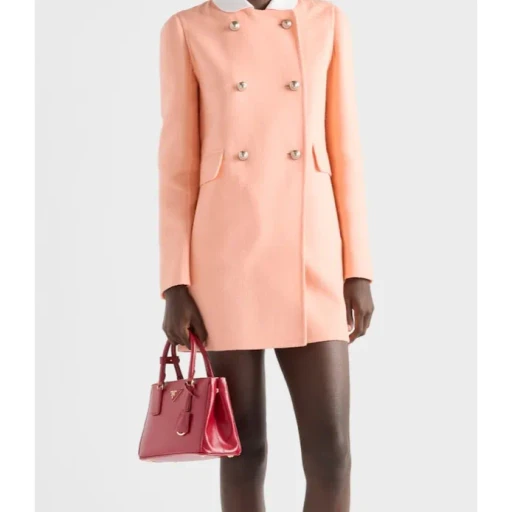 Double-Breasted Lightweight Cashmere Peacoat