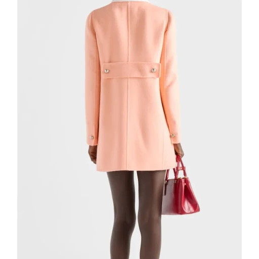 Double-Breasted Lightweight Cashmere Peacoat