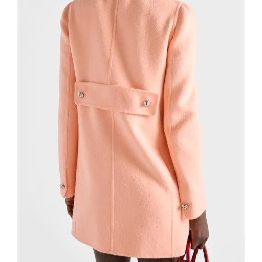 Double-Breasted Lightweight Cashmere Peacoat