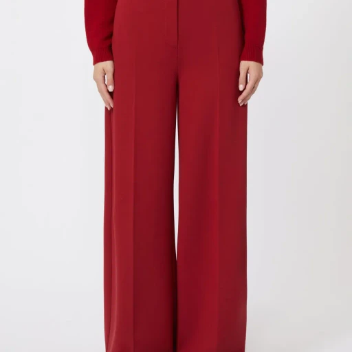 High-Waisted Casual Pants