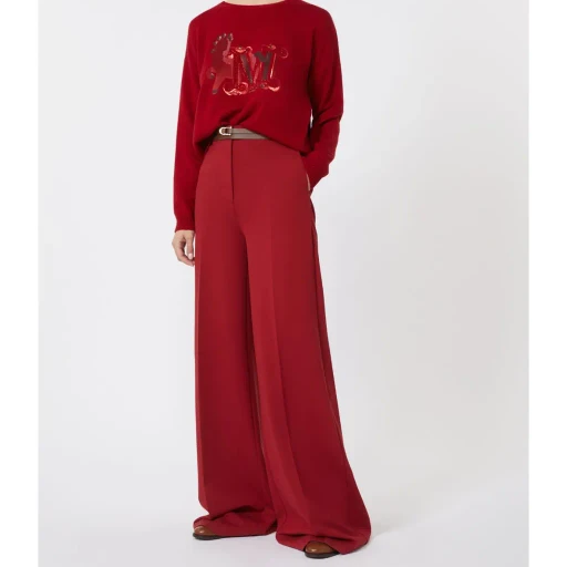 High-Waisted Casual Pants