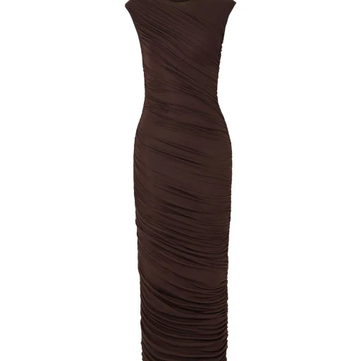 Pleated Long Dress