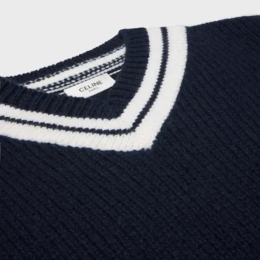 V-Neck Sweater In Cashmere