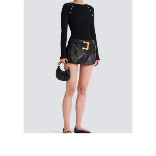 Balmain Ebene Mini Bag