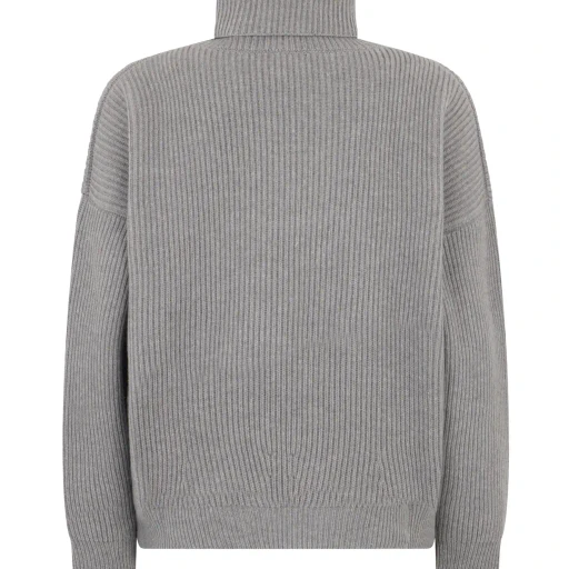 Roll-Neck Silk-Wool Blend Jumper