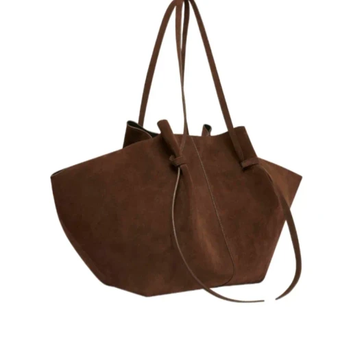 Large Mochi - Chocolate Suede