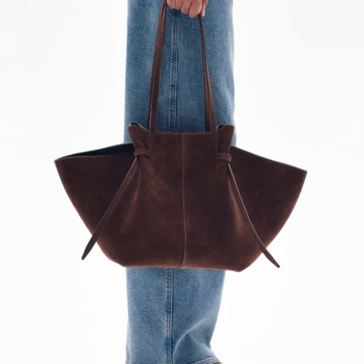Large Mochi - Chocolate Suede