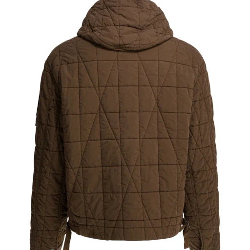 Stone Island Logo Patch Quilted Jacket