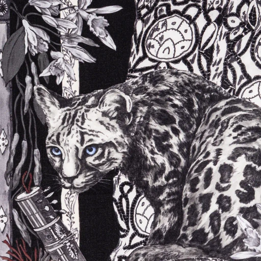 Etro Placed Leopard Printed Pocket Square