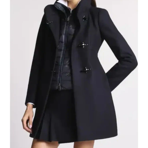 Romantic Coat In Wool Fabric