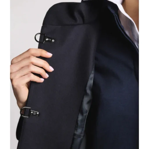 Romantic Coat In Wool Fabric