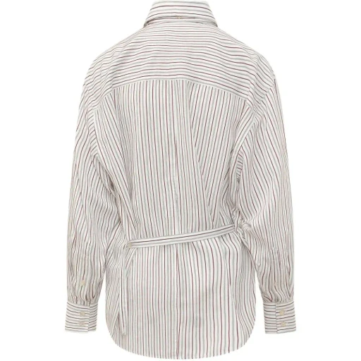 Striped-Pattern Shirt