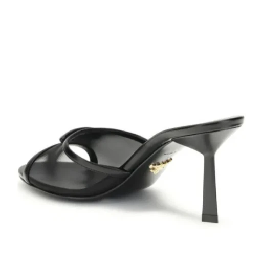 Prada Logo Detailed Heeled Sandals