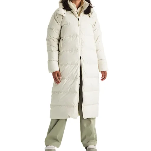 Long Hooded Down Jacket