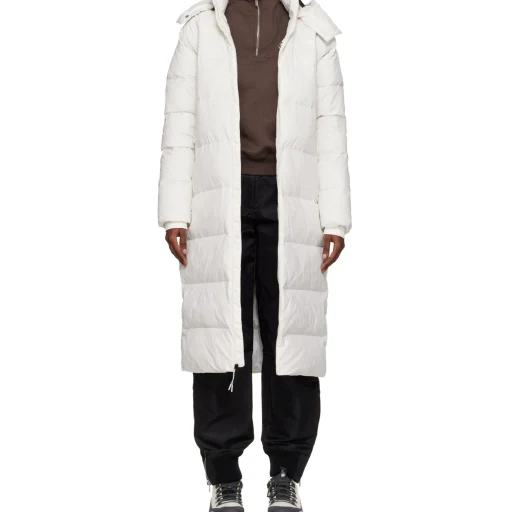 Long Hooded Down Jacket