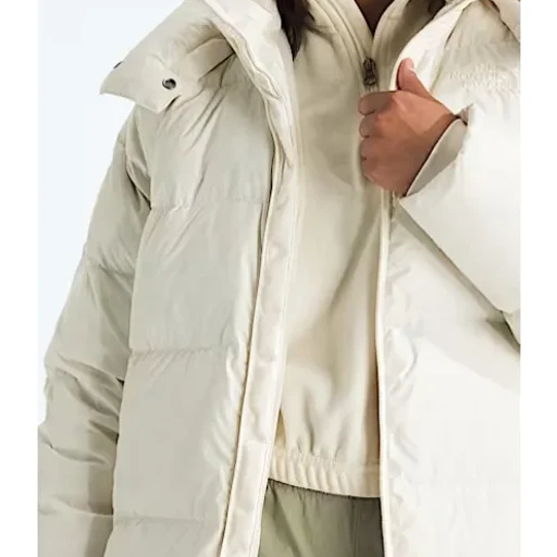 Long Hooded Down Jacket