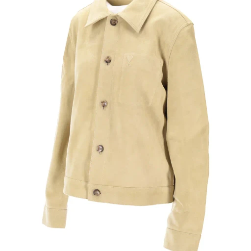 Long-Sleeved Leather Jacket