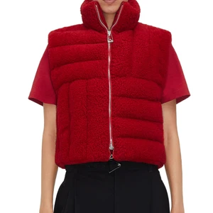 Bottega Veneta Quilted Zip-Up Sleeveless Jacket