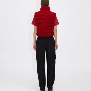 Bottega Veneta Quilted Zip-Up Sleeveless Jacket