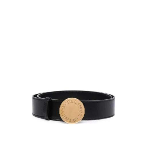 Stella Mccartney Logo Plaque Buckle Belt