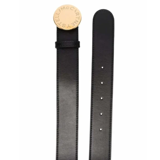 Stella Mccartney Logo Plaque Buckle Belt