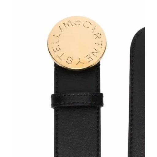 Stella Mccartney Logo Plaque Buckle Belt