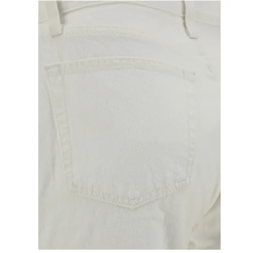 Re/Done High Rise Stove Pipe Cropped Jeans