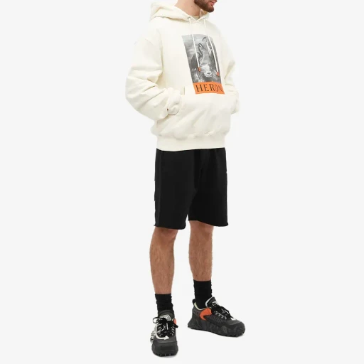 Logo-Print Cotton Track Shorts