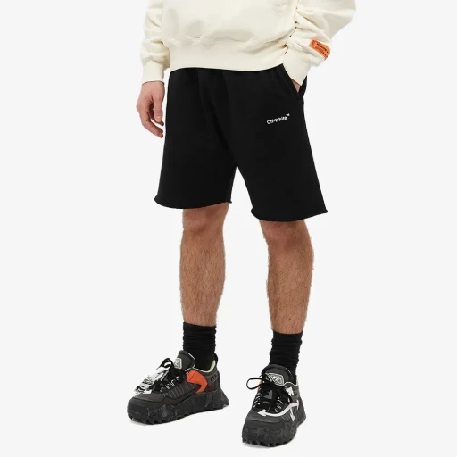 Logo-Print Cotton Track Shorts