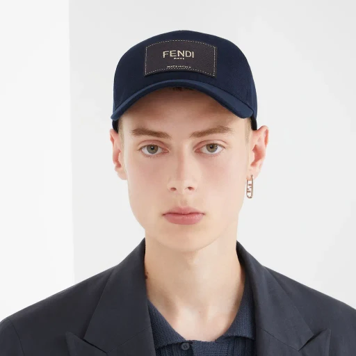 Fendi Logo Patch Baseball Cap