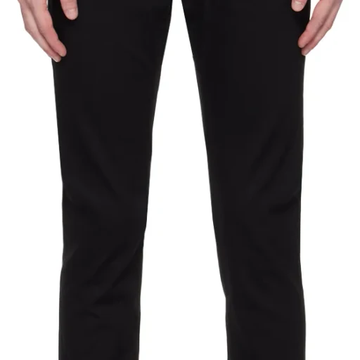 Dsquared2 Logo Patch Straight Leg Slim-Cut Jeans