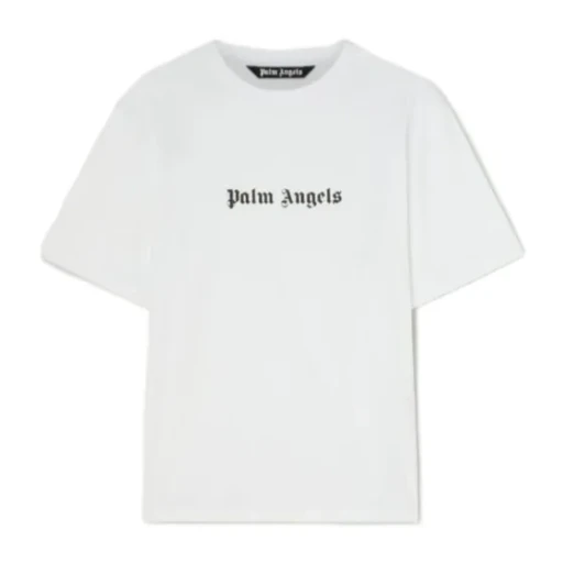 Palm Angels Logo Printed Crewneck T-Shirt