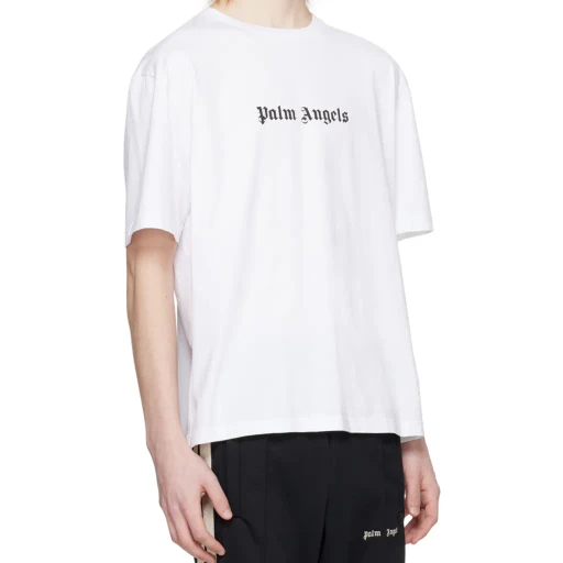 Palm Angels Logo Printed Crewneck T-Shirt