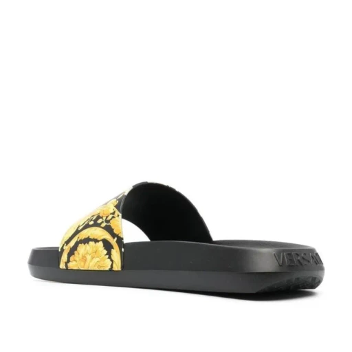 Versace Baroque Printed Slip-On Slides