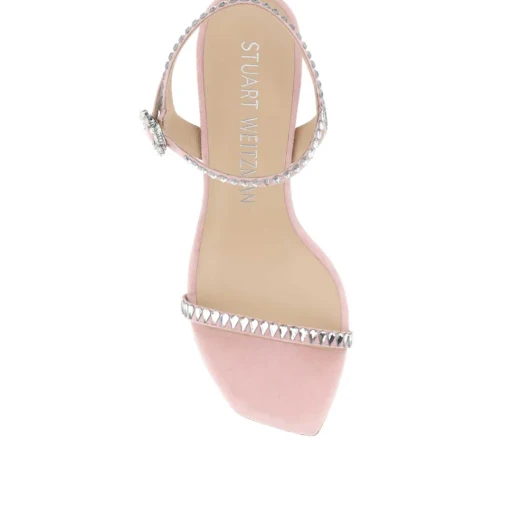 Stuart Weitzman Gemcut Strappy Heeled Sandals