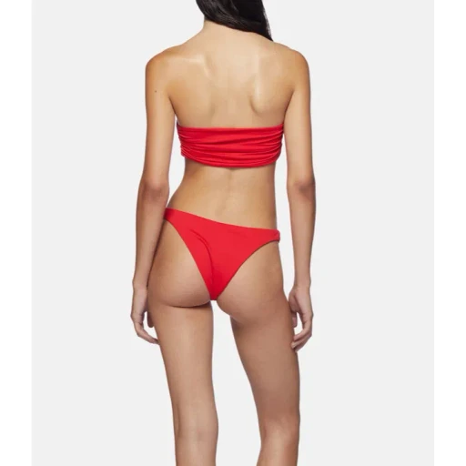 The Attico Logo Printed Two-Piece Swimsuit