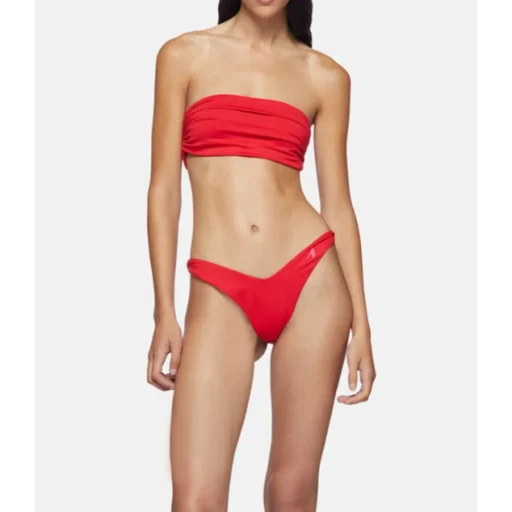 The Attico Logo Printed Two-Piece Swimsuit