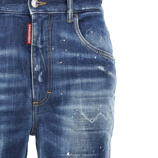 Dsquared2 Distressed Tapered Jeans