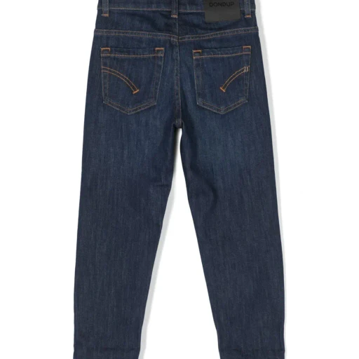 Mid-Rise Straight-Leg Jeans