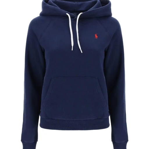 Polo Pony Drawstring Hoodie