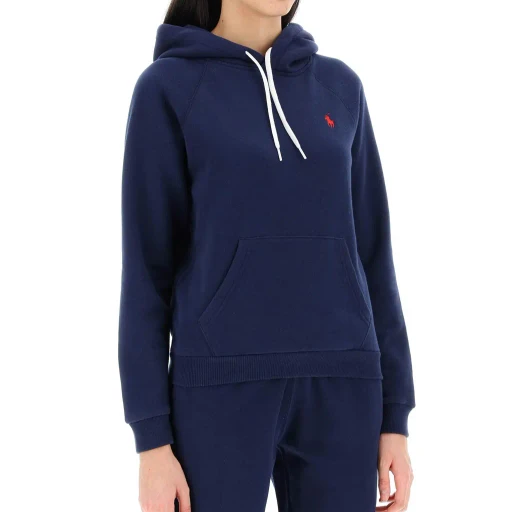 Polo Pony Drawstring Hoodie