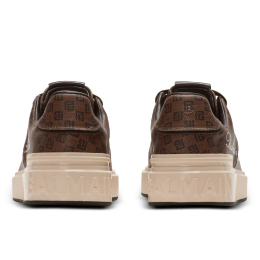 Balmain Low Top Monogrammed Sneakers