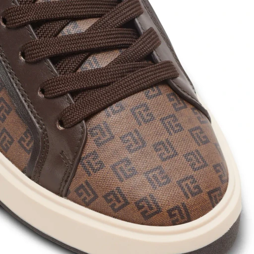 Balmain Low Top Monogrammed Sneakers