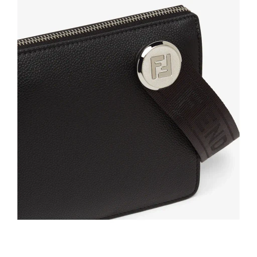 Black Leather Pochette