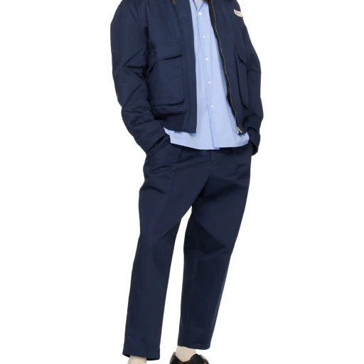 Marni Pleated Tapered Leg Gabardine Trousers