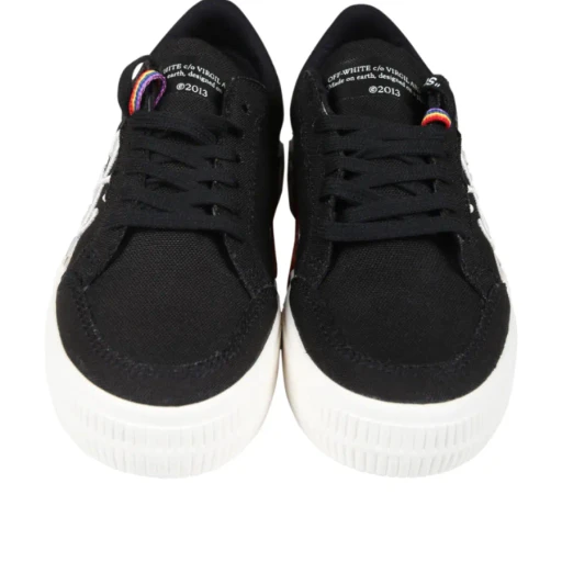 Arrows-Embroidered Lace-Up Sneakers