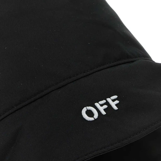 Off-White Logo Embroidered Bucket Hat