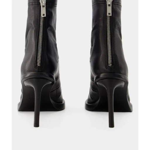 Stilet-Heeled Short Boots