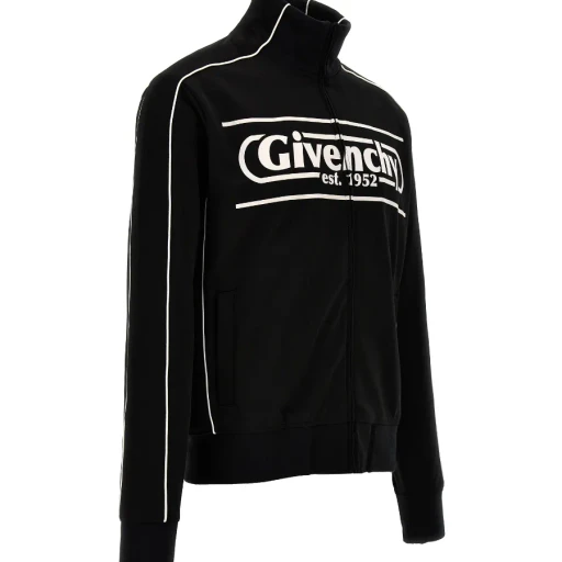 Zipper Sweater With Vertical Collar